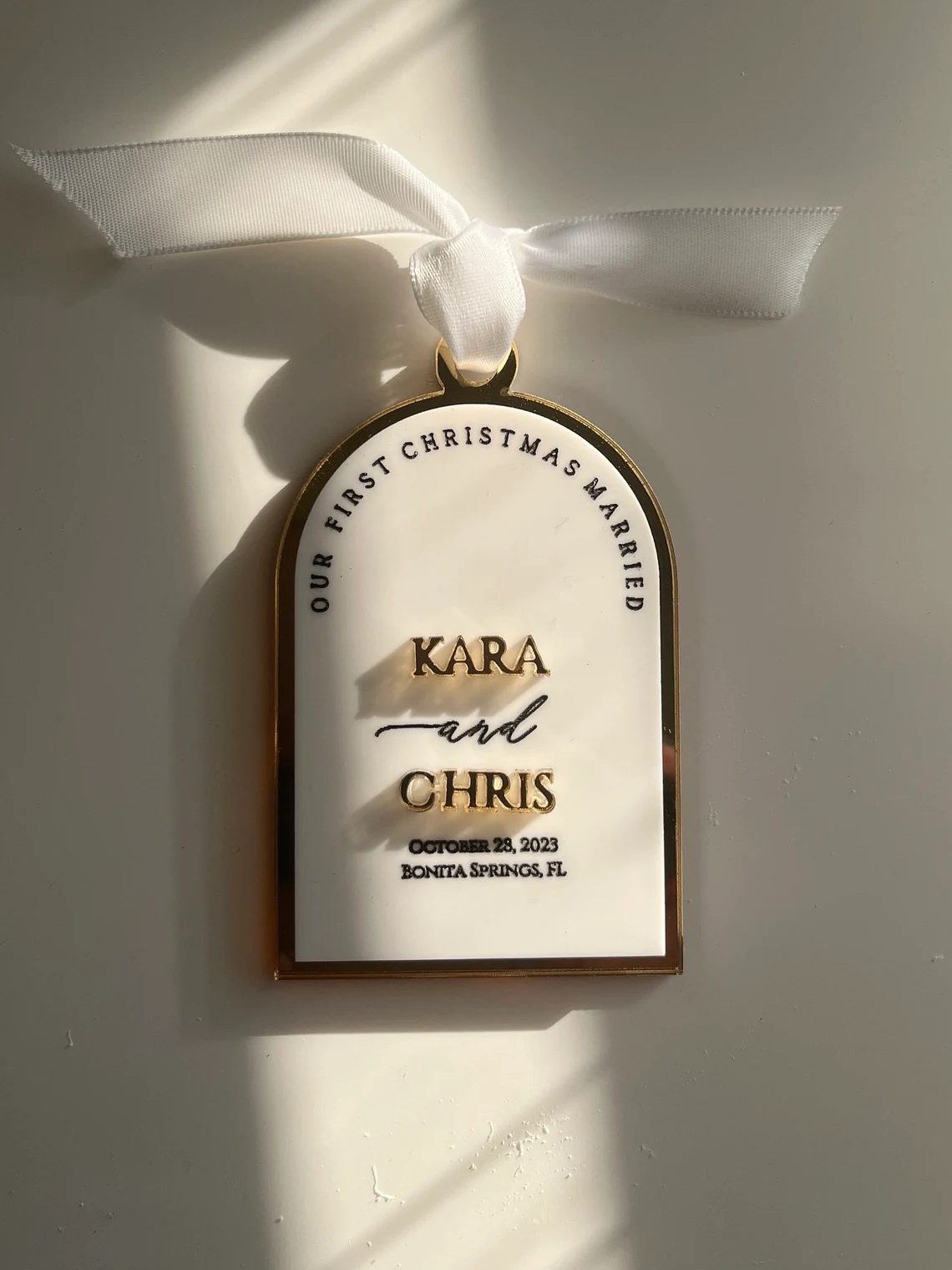 First Christmas Married Ornament III