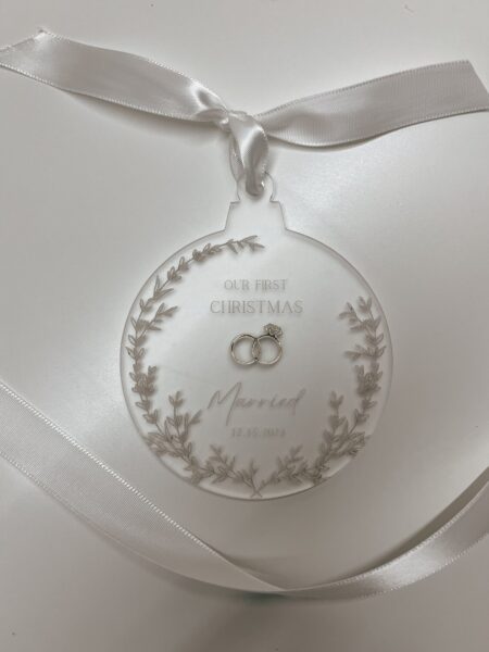 First Christmas Married Ornament II