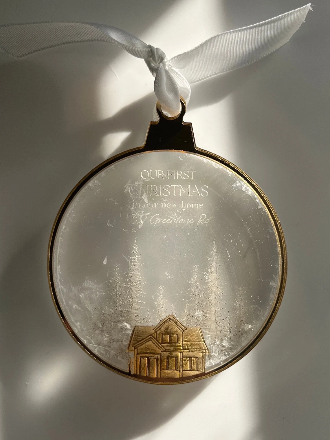 First Christmas in our new home Ornament I - Image 2