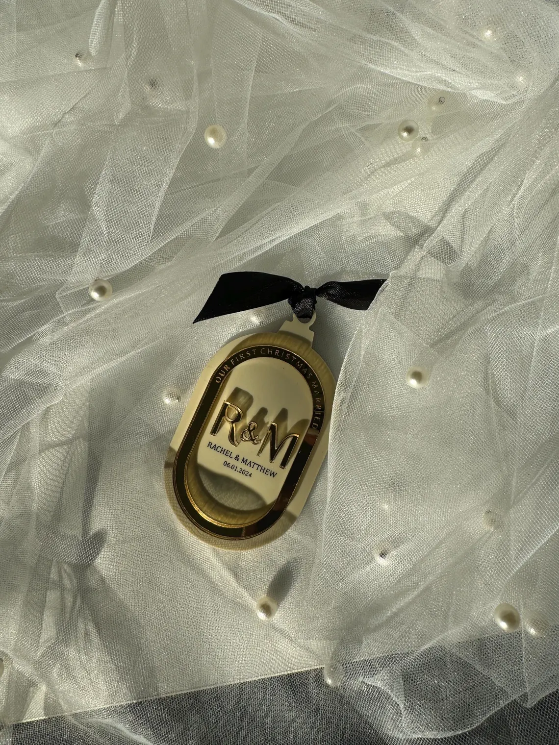 First Christmas Married Ornament VI - Image 2