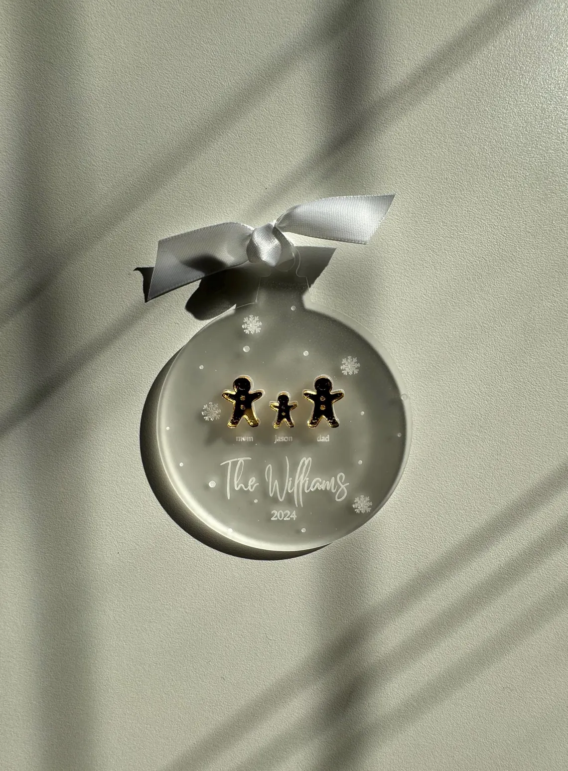 Family Christmas Ornament I