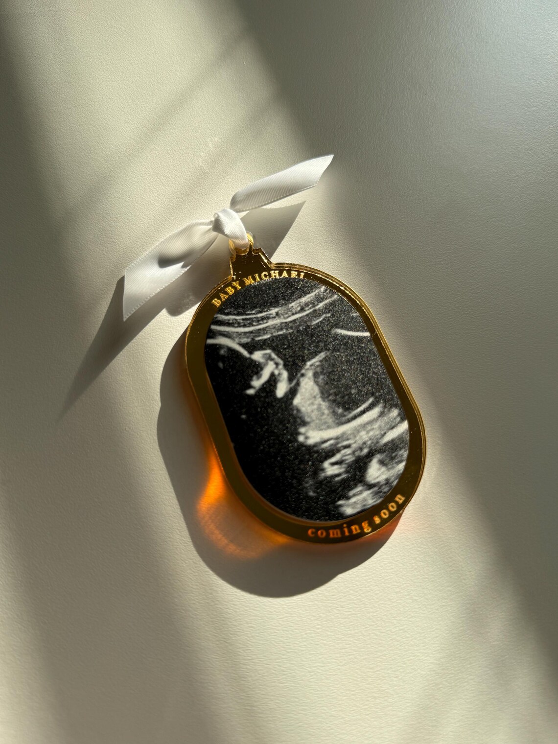 Baby's First Christmas Photo Ornament - Image 3