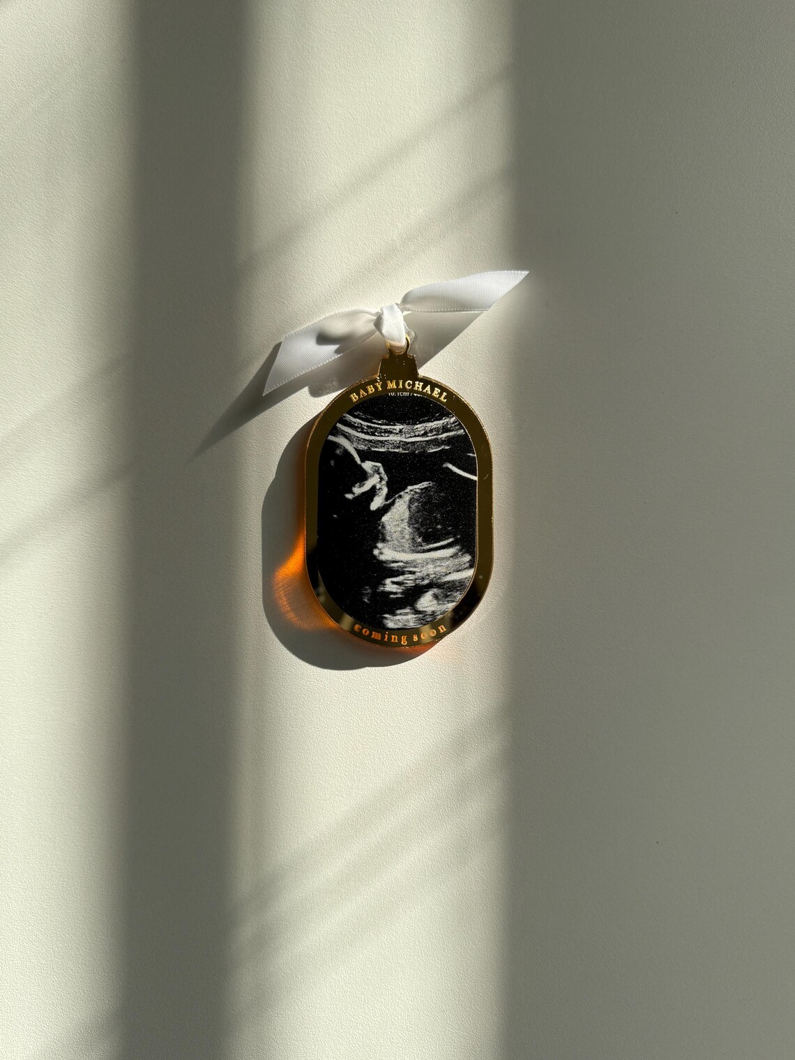 Baby's First Christmas Photo Ornament - Image 2