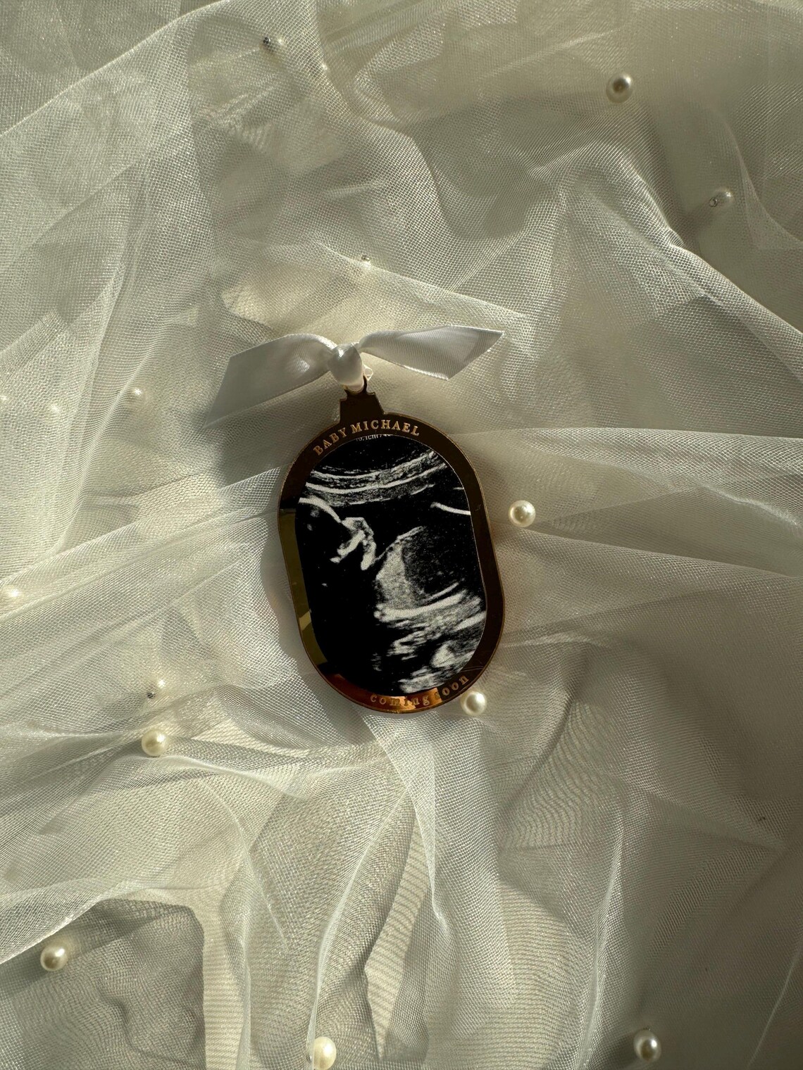Baby's First Christmas Photo Ornament - Image 4