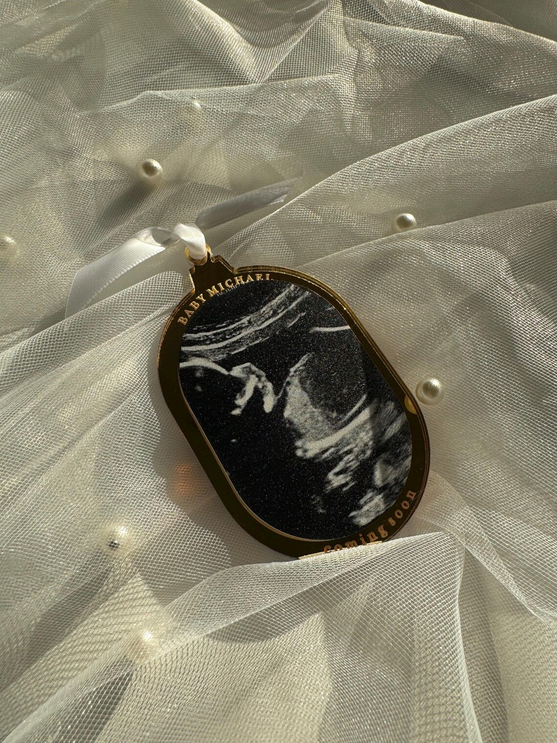 Baby's First Christmas Photo Ornament